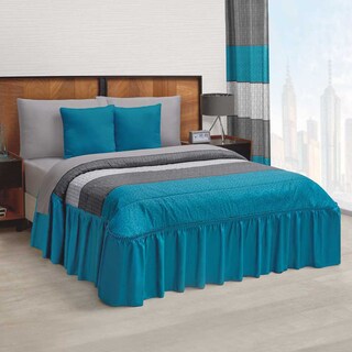 Foto 2 | Foto 2 | Colcha Elefantito Hogar Zurich Matrimonial Multicolor con 2 Cojines