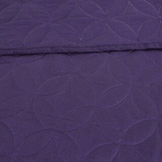 Foto 3 | Foto 3 | Colcha Cubrecama Individual Morado Diseño Reversible Allure