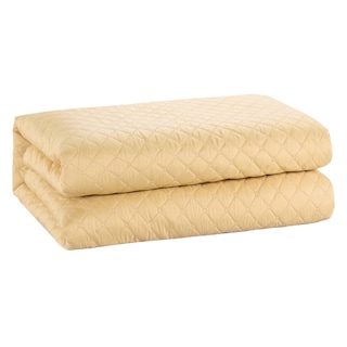 Foto 1 | Foto 1 | Colcha Cubrecama Individual Amarillo Reversible Honey Gold- Allure