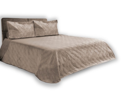 Foto 2 | Foto 2 | Colcha Dormireal Velvet Terciopelo Champagne Doble Vista Queen Size