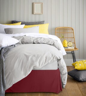 Foto 6 | Foto 6 | Falda De Cama Utopia Bedding King Con Pliegues Cuádruples, Color Burdeos - Venta Internacional.