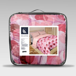 Foto 3 | Foto 3 | Colcha Bordada Selene Ailyn Rosa King Size Extra Doble Vista