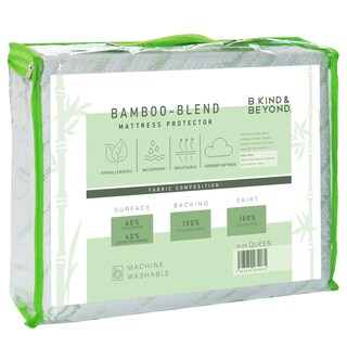 Foto 1 | Foto 1 | Protector Cubre Colchón Fibras De Bambú Impermeable B.kind & Beyond