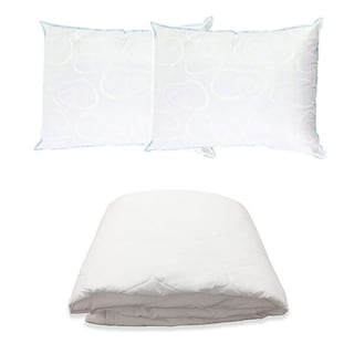 Foto 1 | Foto 1 | Protector de Colchón Spring Air Matrimonial Supreme más 2 Almohadas de Osos