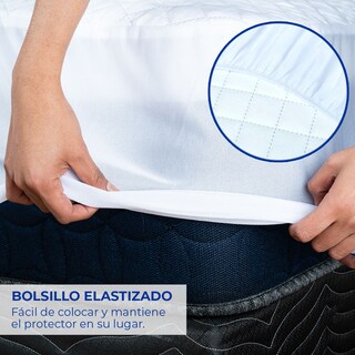 Foto 3 | Foto 3 | Protector De Colchón Matrimonial Spring Air Impermeable