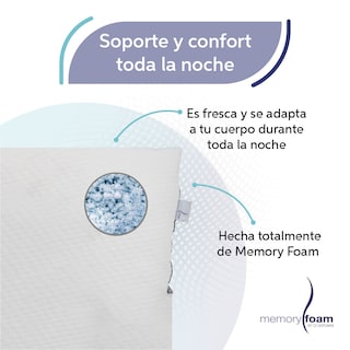 Foto 3 | Foto 3 | Colchoneta Cloud Memory Foam Individual color Blanco