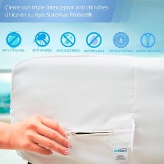 Foto 3 | Foto 3 | Funda Anti Chinches Para Colchón King Size Impermeable Full Protect Waterproof