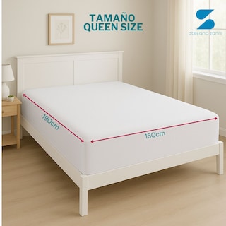 Foto 8 | Foto 8 | Cubre Colchón Stefano Zanni Home Impermeable de Cajón Queen Size