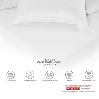 Foto 7 | Foto 7 | Protector De Colchón Matrimonial Mikonos