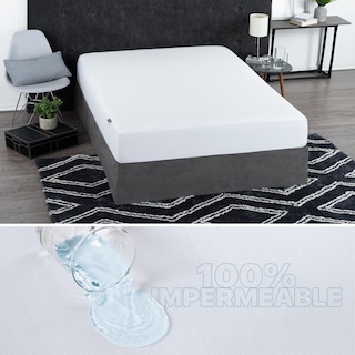 Foto 2 | Foto 2 | Protector De Colchón Real Textil King Size Blanco 100% Impermeable