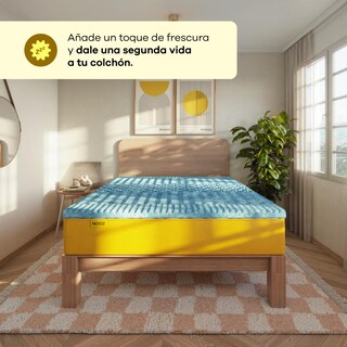 Foto 2 | Foto 2 | Cubre Colchón Memory Foam Nooz Infusión Gel Sobre Colchón de 5cm Colchoneta Queen Size