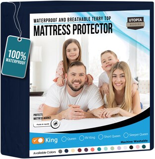 Foto 1 | Foto 1 | Protector De Colchón Impermeable Utopia Bedding King Size - Venta Internacional.