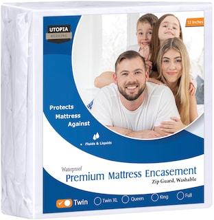 Foto 1 | Foto 1 | Funda de Colchón Utopia Bedding Premium Impermeable Doble - Venta Internacional