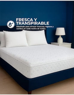Foto 1 | Foto 1 | Cubre Colchon King Size Cool Sleep. Impermeable E Hipoalergénico, Transpirable Y Fresco