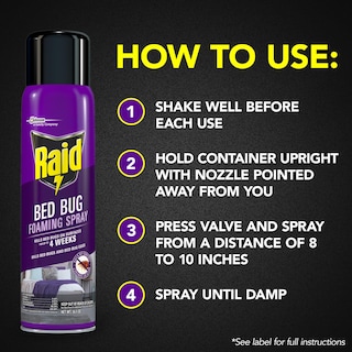 Foto 6 | Foto 6 | Espray Espumoso Para Chinches Insecticide Raid 490 Ml Para Uso En Interiores - Venta Internacional.