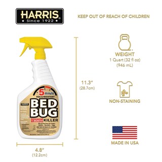 Foto 5 | Foto 5 | Spray Antichinches Harris 5 Minutos Para Matar Chinches 960 Ml - Venta Internacional.