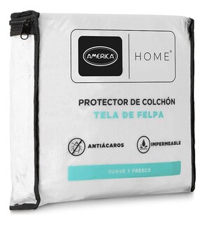 Foto 2 | Foto 2 | Cubre Colchón King Size De Felpa America Home Protector Impermeable Hipoalergénico