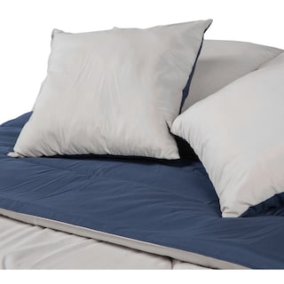 Foto 5 | Foto 5 | Set de Edredón Matrimonial/Queen Size Dicasa Couzy colores Azul y Gris Dos Vistas