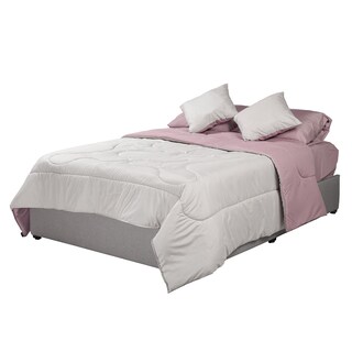 Foto 1 | Foto 1 | Edredón Matrimonial Dicasa Couzy Dos Vistas color Lila