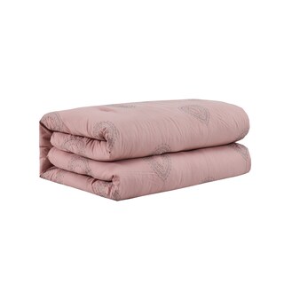 Foto 3 | Foto 3 | Juego De Edredón King 5 Pzas Phoebe Color Rosa Fundas De Almohada Y Cojines Linea Marie Claire