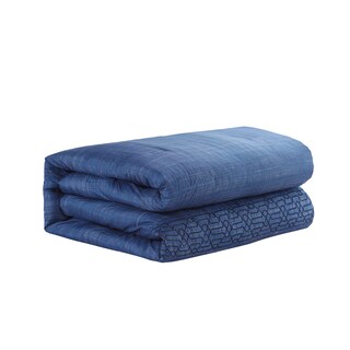 Foto 2 | Foto 2 | Juego De Edredón King 6 Pzas Norwich Color Azul Incluye Fundas De Almohada Y Cojines Linea Marie Claire