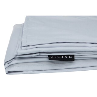 Foto 7 | Foto 7 | Set De Edredon Doble Vista Azul-gris+ Sabanas Softy Platino Queen Size