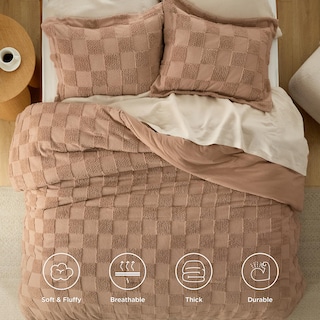 Foto 4 | Foto 4 | Juego de Edredón Bedsure King Size Taupe Boho 3 Piezas - Venta Internacional