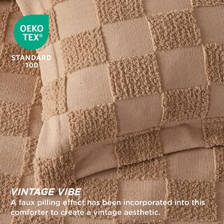 Foto 5 | Foto 5 | Juego de Edredón Bedsure King Size Taupe Boho 3 Piezas - Venta Internacional