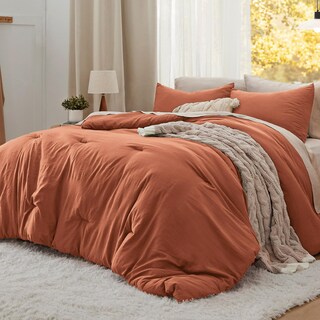 Foto 1 | Foto 1 | Juego de Edredón Bedsure Queen Naranja Quemado - Venta Internacional