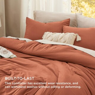 Foto 3 | Foto 3 | Juego de Edredón Bedsure Queen Naranja Quemado - Venta Internacional