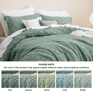 Foto 6 | Foto 6 | Juego de Edredón Bedsure King Green con 2 Fundas de Almohada - Venta Internacional