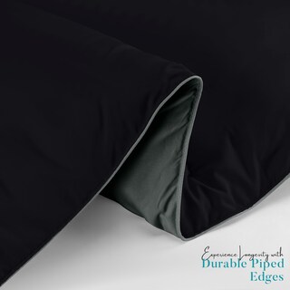 Foto 7 | Foto 7 | Edredón Con Relleno De Edredón Utopia, Tamaño Doble, Negro Y Gris - Venta Internacional.