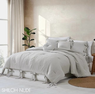 Foto 1 | Foto 1 | Set De Edredón Shilloh 5 Piezas-king Beige