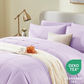 Foto 3 | Foto 3 | Edredón Queen Size con Fundas de Almohada CozyLux Morado 7 Piezas - Venta Internacional