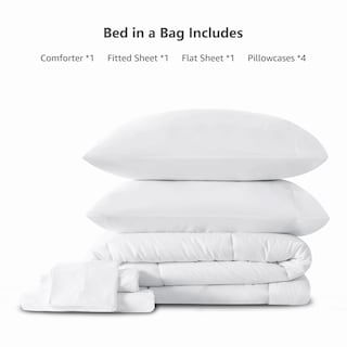Foto 7 | Foto 7 | Edredón King Size con Fundas de Almohada CozyLux Blanco 7 Piezas - Venta Internacional