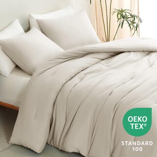 Foto 3 | Foto 3 | Edredón King Size con Fundas de Almohada CozyLux Beige 3 Piezas - Venta Internacional