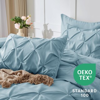 Foto 4 | Foto 4 | Edredón Queen Size con Fundas de Almohada CozyLux Azul 7 Piezas - Venta Internacional