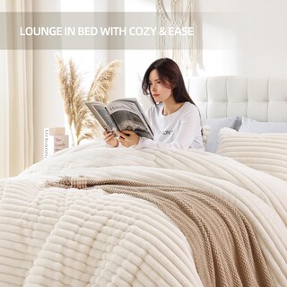 Foto 6 | Foto 6 | Sett de Edredón Queen Smoofy Blanco 3 Piezas - Venta Internacional