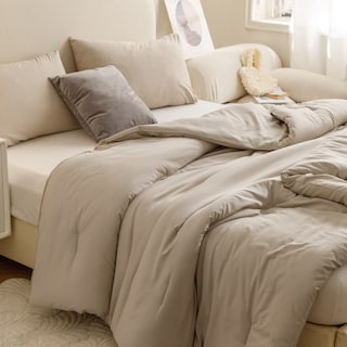 Foto 1 | Foto 1 | Edredón California King con Fundas de Almohada Rosgonia Beige 3 Piezas - Venta Internacional
