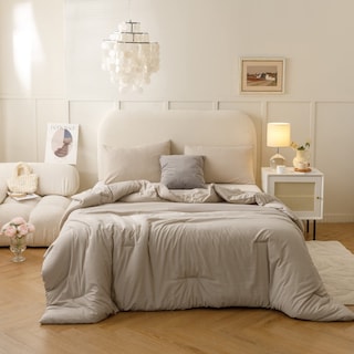 Foto 2 | Foto 2 | Edredón California King con Fundas de Almohada Rosgonia Beige 3 Piezas - Venta Internacional