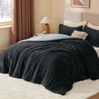 Foto 2 | Foto 2 | Set de Edredón King Bedelite Negro 3 Piezas - Venta Internacional