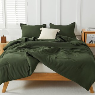 Foto 5 | Foto 5 | Edredón Matrimonial con Fundas de Almohada Litanika Verde 3 Piezas - Venta Internacional