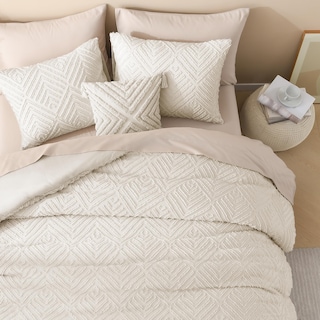 Foto 4 | Foto 4 | Edredón Queen Size con Fundas de Almohada Litanika Beige 3 Piezas - Venta Internacional