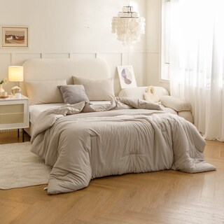 Foto 5 | Foto 5 | Edredón Individual con Funda de Almohada Rosgonia Beige 2 Piezas - Venta Internacional