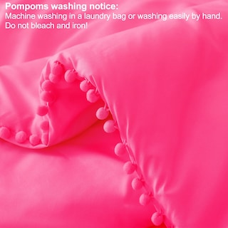 Foto 5 | Foto 5 | Edredón Queen Size con Fundas de Almohada Exclusivo Mezcla Rosa 3 Piezas - Venta Internacional