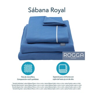 Foto 6 | Foto 6 | Edredón Doble Vista Dicasa Couzy Color Rosa Y Menta + Sábanas Royal Azul Individual