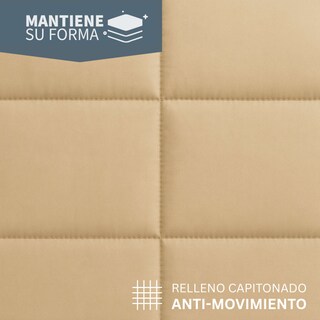 Foto 3 | Foto 3 | Set De Edredón Acolchado Tesso Home Matrimonial Capitonado Color Beige