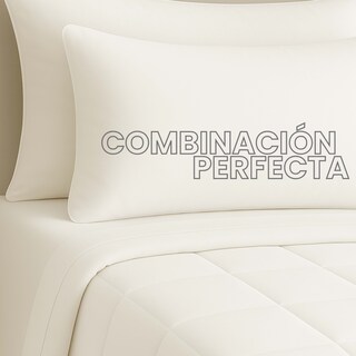 Foto 3 | Foto 3 | Set De Edredón Acolchado Tesso Home Matrimonial Capitonado Color Blanco