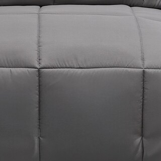 Foto 5 | Foto 5 | Edredón Con Sábanas Matrimonial Elefantito Hogar Titán Color Gris Liso Dos Vistas