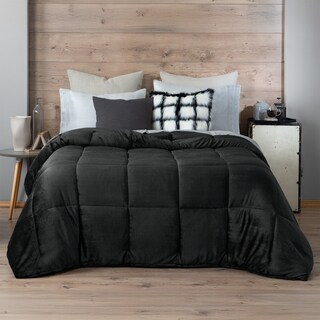 Foto 1 | Foto 1 | Edredón Cobertor Invernal Esquimal Individual Con Funda De Almohada Negro